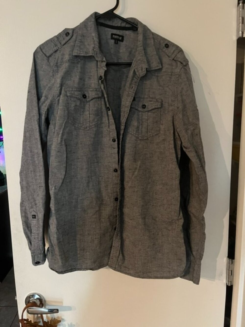 David Bitton Med Button-Up Shirt